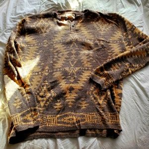Denim and Supply Ralph Lauren Southwestern "Knit" Henley